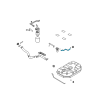 OEM Kia Sedona Hose-EVAPORATOR Diagram - 0K52Y42521