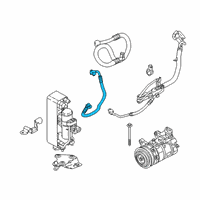 OEM 2020 BMW 430i xDrive Gran Coupe Pressure Hose, Compressor-Condenser Diagram - 64-53-9-337-130