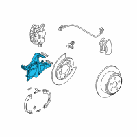 OEM 2005 Ford F-150 Anchor Plate Diagram - 4L3Z-2B582-AA