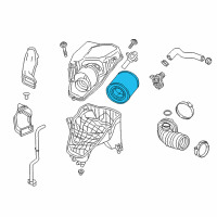 OEM 2018 Chevrolet Cruze Air Filter Diagram - 39030321