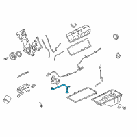 OEM 2010 Mercury Mountaineer Oil Pick-Up Diagram - 6L2Z-6622-DA