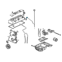 OEM 1999 Honda CR-V Valve Assembly, Pcv Diagram - 17130-PV3-013