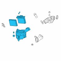 OEM 2012 Infiniti G25 Air Cleaner Diagram - 16500-1NM0A