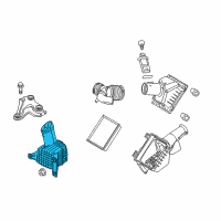 OEM 2012 Ford Fusion Resonator Diagram - AE5Z-9600-G