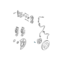 OEM 1994 Hyundai Elantra Bolt-Hub Diagram - 51752-36000