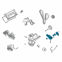 OEM 2006 Kia Sportage Case Assembly-Oil Pump Diagram - 2131037100