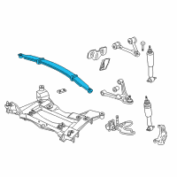 OEM Cadillac Front Spring Assembly Diagram - 15233401