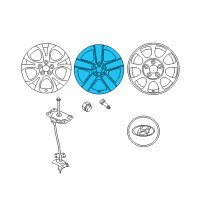 OEM 2011 Hyundai Veracruz Wheel Rim Diagram - 52910-3J250