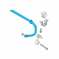 OEM 2019 Toyota Corolla Stabilizer Bar Diagram - 48805-12130