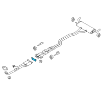 OEM Lincoln Muffler & Pipe Gasket Diagram - F2GZ-9450-A