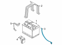 OEM 2021 Kia Sorento VENT HOSE ASSY-BATTE Diagram - 37140P4100