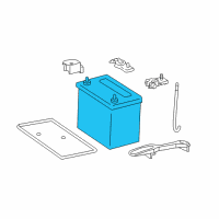 OEM Lexus LX570 INTERST.GR27FBATTERY Diagram - 00544-MF27F-710