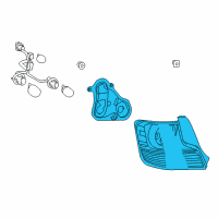 OEM 2014 Scion tC Tail Lamp Diagram - 81551-21330