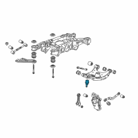 OEM 2012 Cadillac SRX Lower Ball Joint Diagram - 25833178