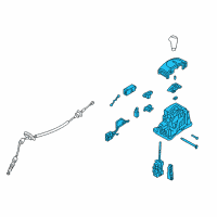 OEM Hyundai Lever Assembly-Automatic Transmission Diagram - 46700-2V210