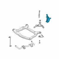 OEM 2007 Mercury Montego Knuckle Diagram - 5F9Z-3K185-AR