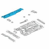 OEM 2000 Dodge Dakota Pan-Floor Diagram - 55255556AI