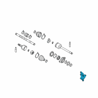 OEM 1993 Nissan NX Bearing-Support Diagram - 39774-5Y70E