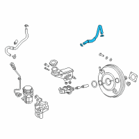 OEM 2021 Hyundai Veloster Hose Assembly-Brake Booster Vacuum Diagram - 59130-F2500