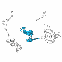 OEM 2020 Hyundai Elantra GT Cylinder Assembly-Brake Master Diagram - 58510-G3230