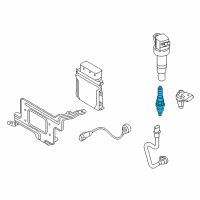 OEM 2017 Hyundai Veloster Plug Assembly-Spark Diagram - 18849-08080