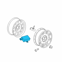 OEM 2015 Jeep Compass Module-Tire Pressure Monitoring Diagram - 56053034AE