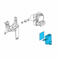 OEM 2001 Acura RL Converter Unit, Vsa Diagram - 39910-SZ3-A03