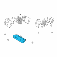 OEM 2008 Nissan Rogue Cushion Assy-Rear Seat Diagram - 88300-JM10A