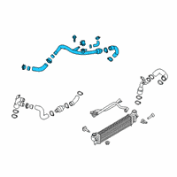 OEM Ford Edge Outlet Hose Diagram - G2GZ-6C646-A