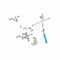 OEM Hummer H3 Shock Absorber Diagram - 15834280