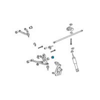 OEM Hummer H3T Shock Absorber Insulator Diagram - 15102550