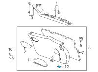 OEM 2020 Buick Encore GX Lift Gate Switch Diagram - 42719865