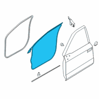 OEM 2022 Ford F-350 Super Duty Door Weatherstrip Diagram - FL3Z-1520531-A