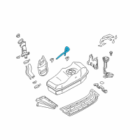 OEM 2003 Nissan Frontier Hose-Evaporation Diagram - 17337-5S510