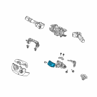 OEM 2010 Honda Accord Switch, Steering Diagram - 35130-TA0-901