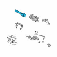 OEM 2011 Acura TSX Switch Assembly, Lighting & Turn Signal Diagram - 35255-TL2-X41