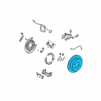 OEM 2010 Hummer H3 Rotor Diagram - 15111376