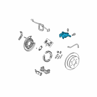 OEM 2008 Hummer H3 Housing Asm-Rear Brake Caliper *Red Diagram - 25957936