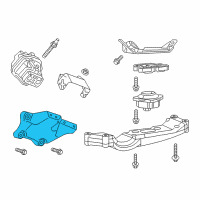 OEM 2014 Chrysler 300 Bracket-Engine Mount Diagram - 4726027AB