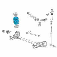 OEM 2018 Chevrolet Cruze Spring Diagram - 13366708