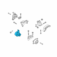 OEM Saturn Front Mount Diagram - 90538576