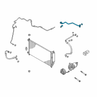 OEM Chevrolet City Express Suction Tube Diagram - 19317002