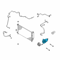 OEM 2017 Chevrolet City Express Compressor Diagram - 19317013