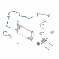 OEM Chevrolet City Express Evaporator Tube Diagram - 19317001