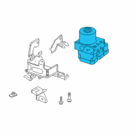 OEM Saturn ABS Control Unit Diagram - 93196129