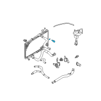 OEM 2005 Dodge Stratus Radiator Drain Plug Diagram - MB597892