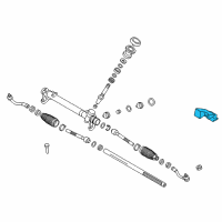 OEM Hyundai Heat Protector Assembly-Power STEE Diagram - 57280-E6000