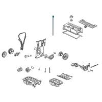 OEM Acura RSX Dipstick, Oil Diagram - 15650-PRB-A01