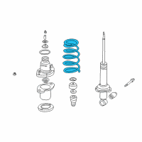 OEM 2005 Acura RSX Spring, Rear (Showa) Diagram - 52441-S6M-A11