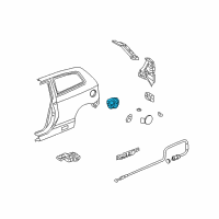 OEM 2004 Honda Civic Adapter, Fuel Cap Diagram - 63915-S5S-E00ZZ